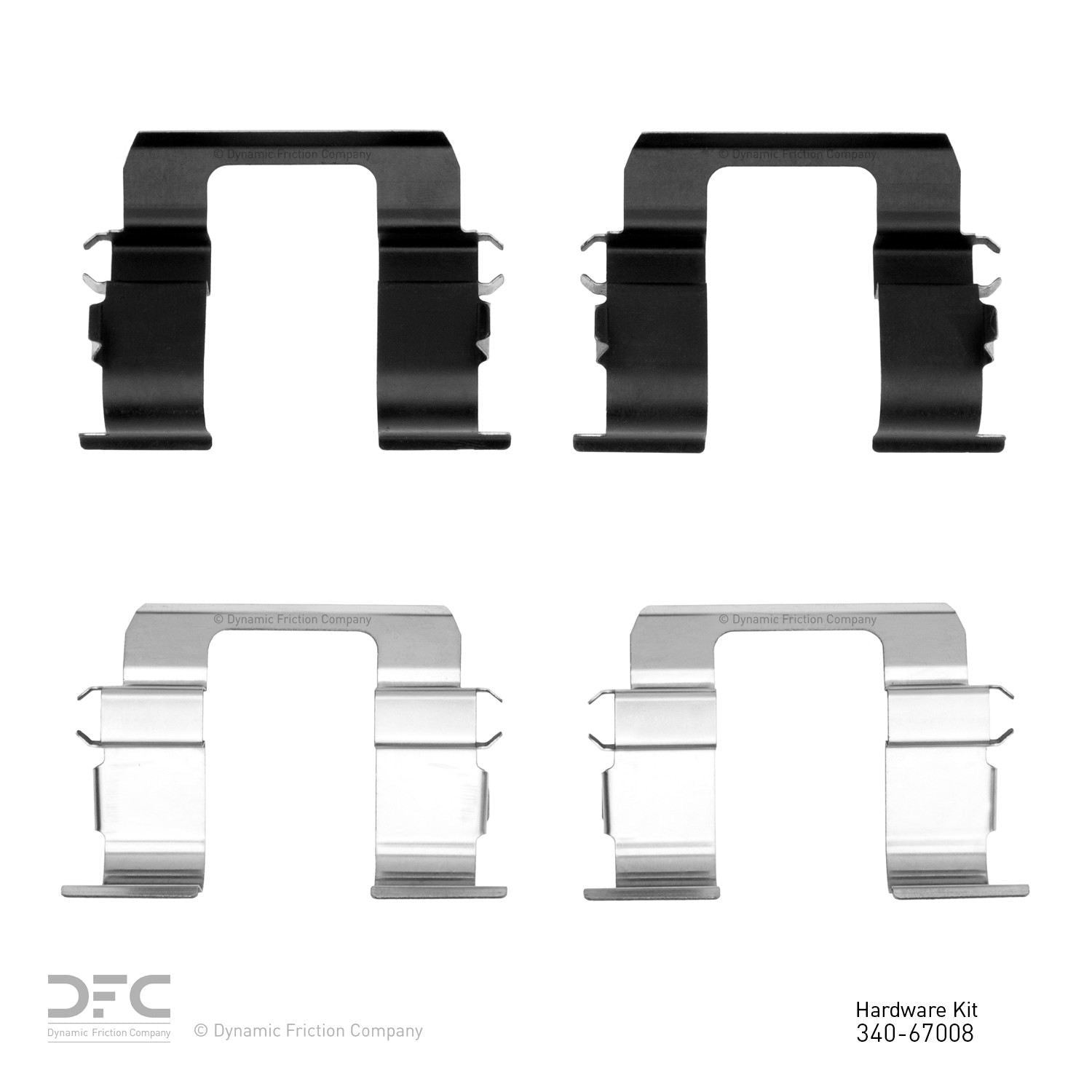 Dynamic Friction Company Disc Brake Hardware Kit 340-67008