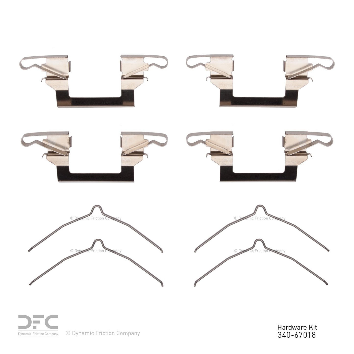 Dynamic Friction Company Disc Brake Hardware Kit 340-67018