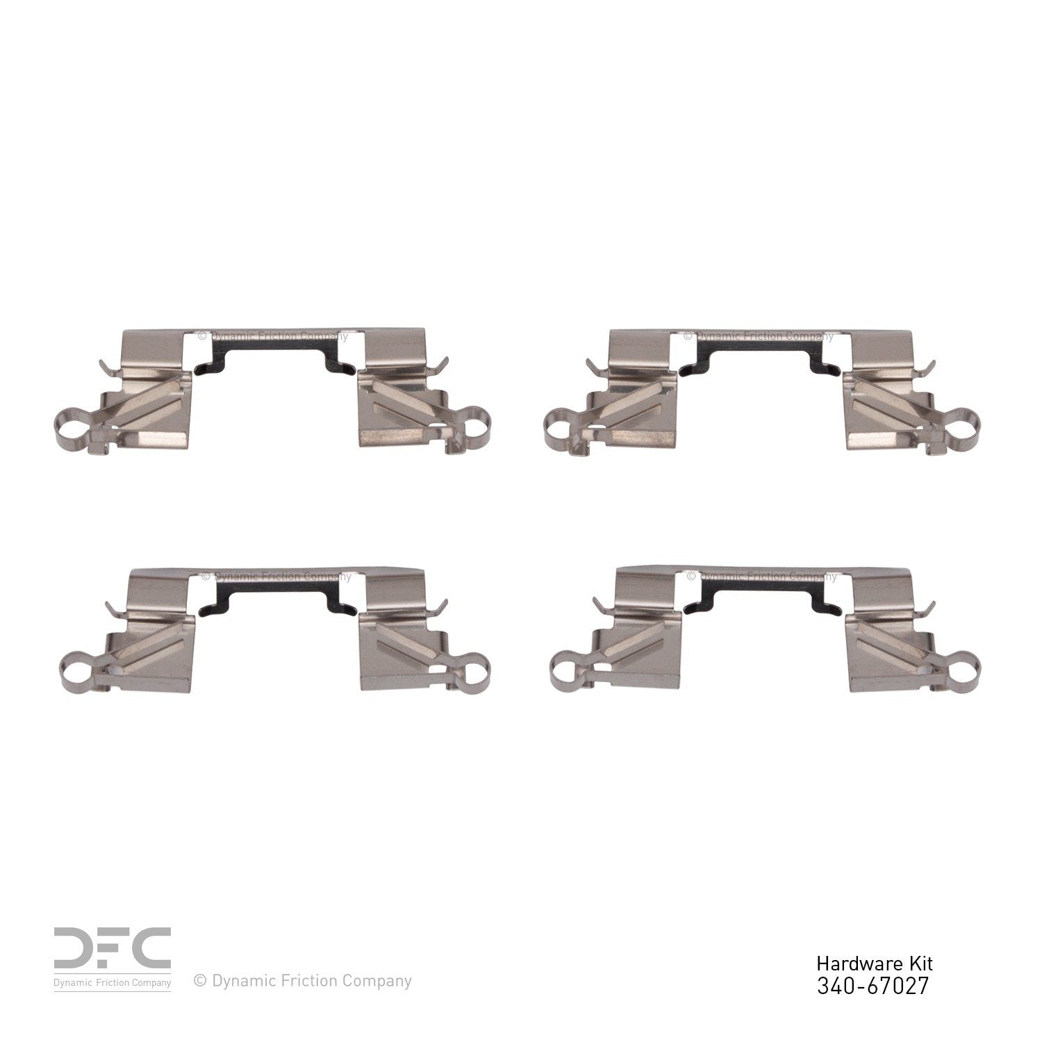 Dynamic Friction Company Disc Brake Hardware Kit 340-67027