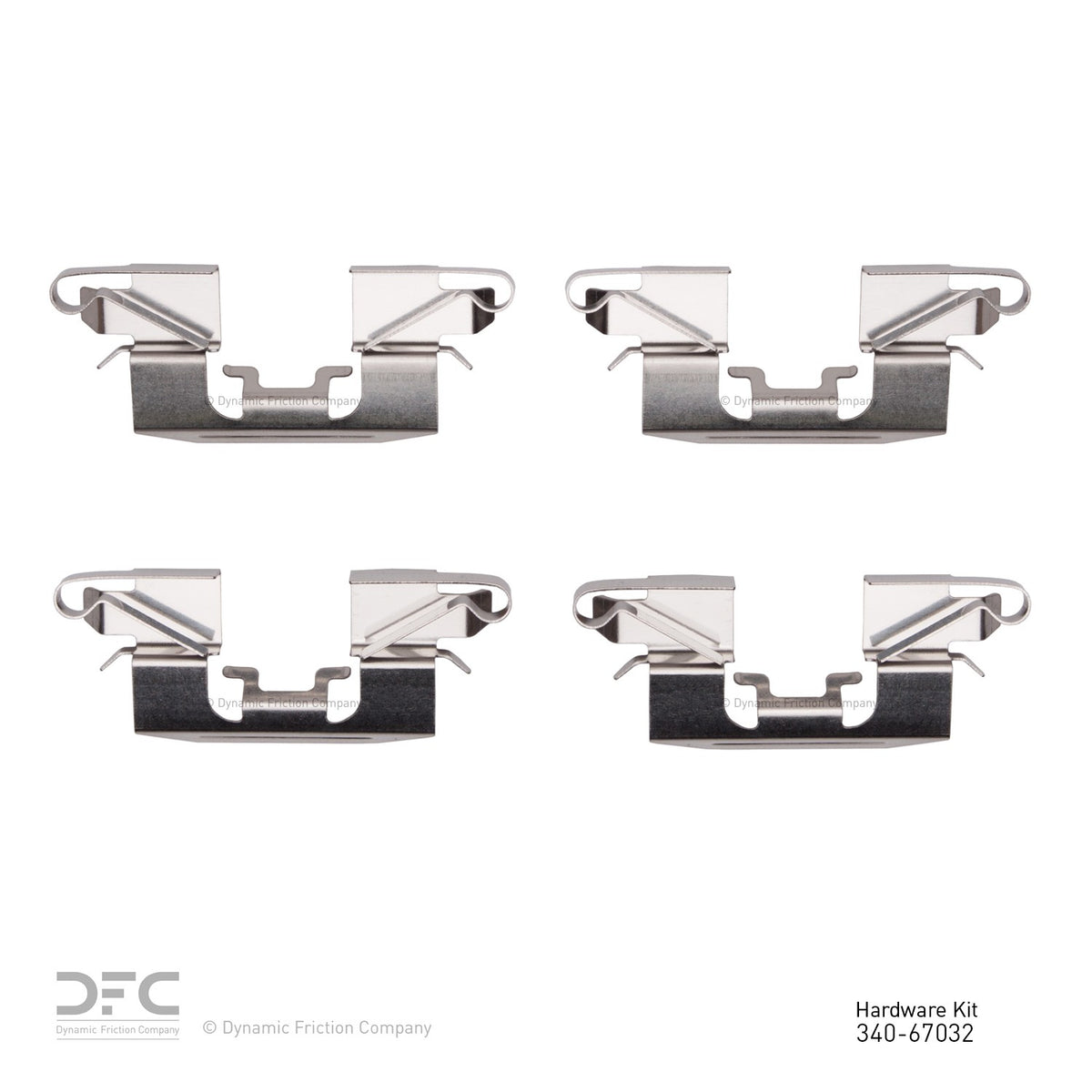 Dynamic Friction Company Disc Brake Hardware Kit 340-67032