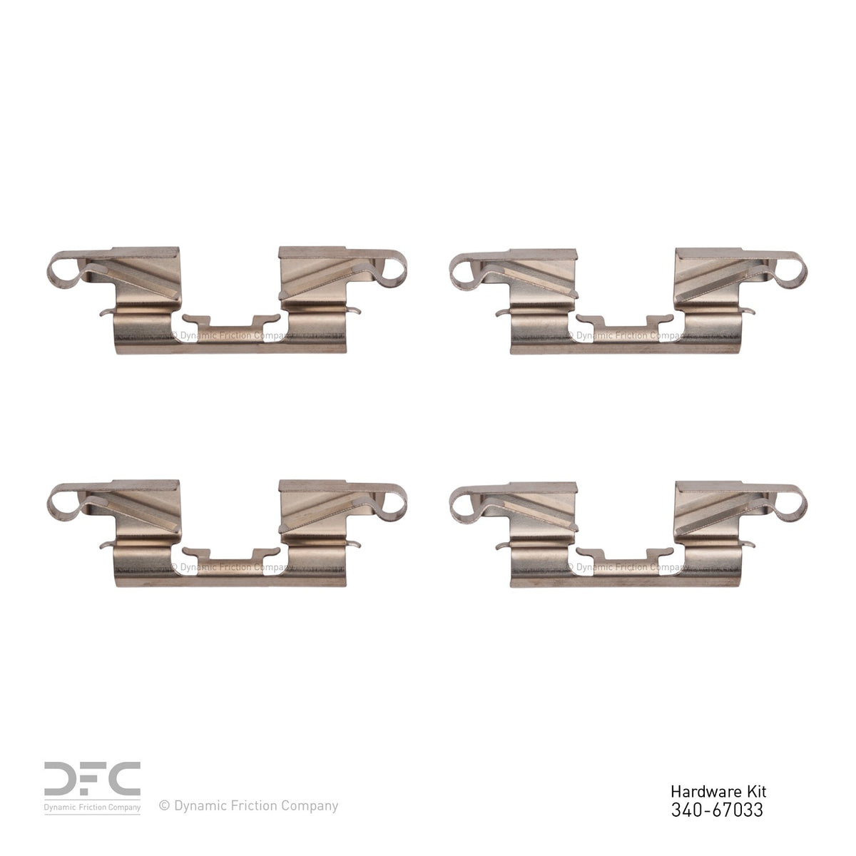 Dynamic Friction Company Disc Brake Hardware Kit 340-67033