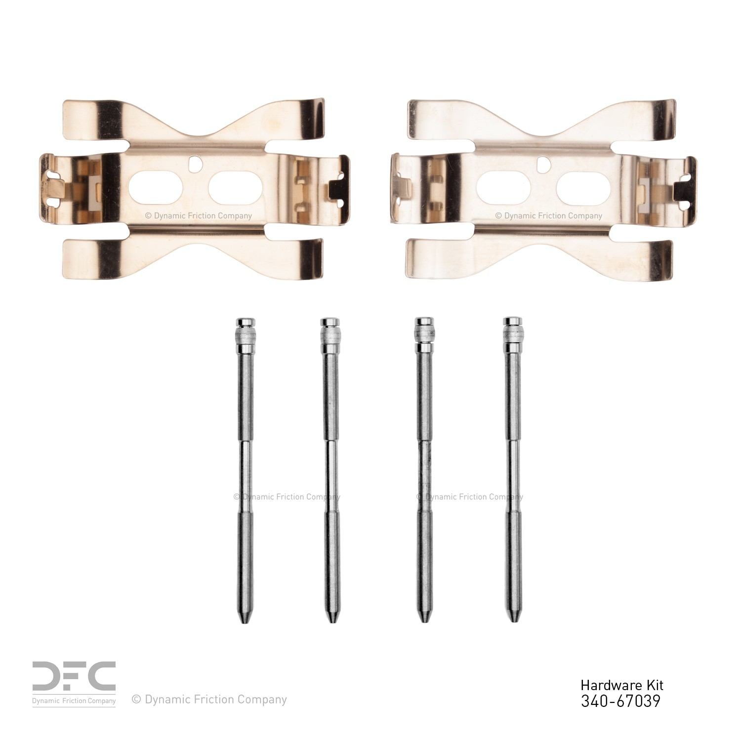 Dynamic Friction Company Disc Brake Hardware Kit 340-67039