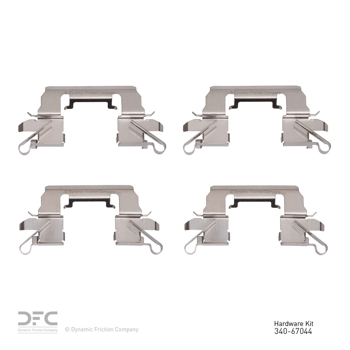 Dynamic Friction Company Disc Brake Hardware Kit 340-67044