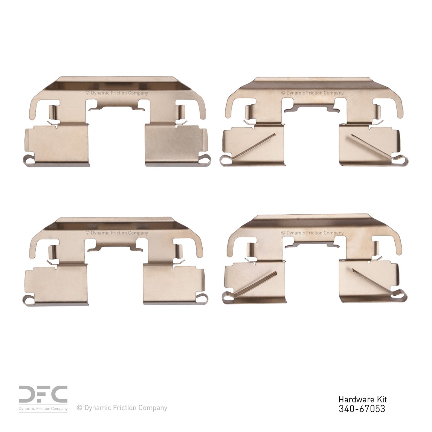 Dynamic Friction Company Disc Brake Hardware Kit 340-67053