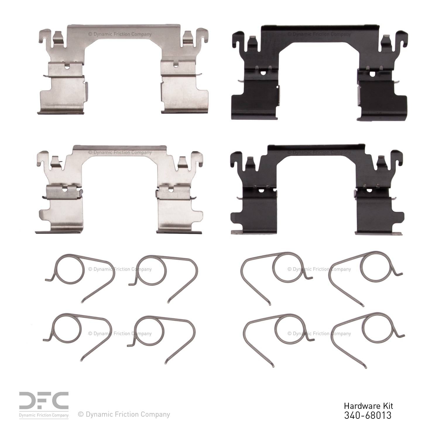 Dynamic Friction Company Disc Brake Hardware Kit 340-68013