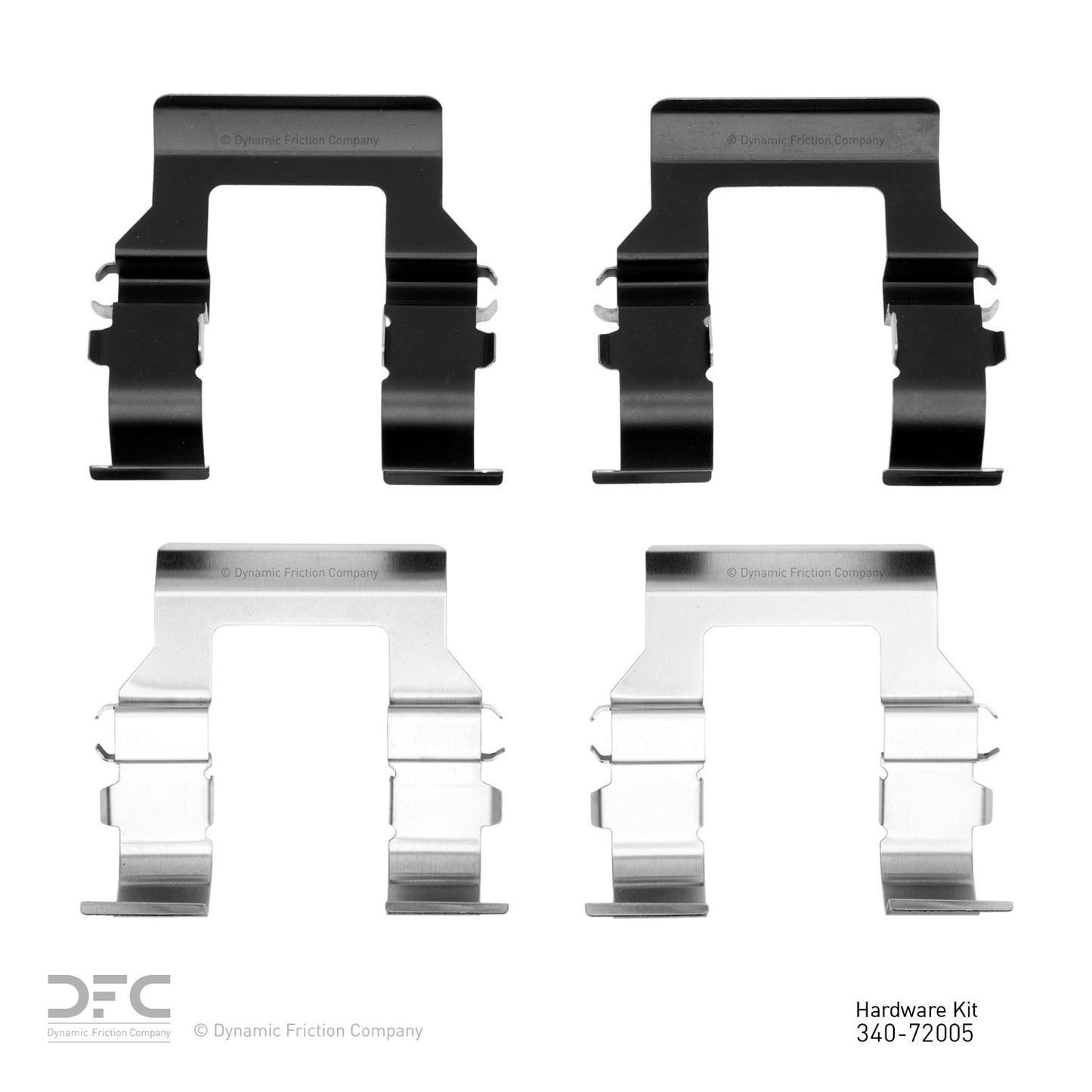 Dynamic Friction Company Disc Brake Hardware Kit 340-72005