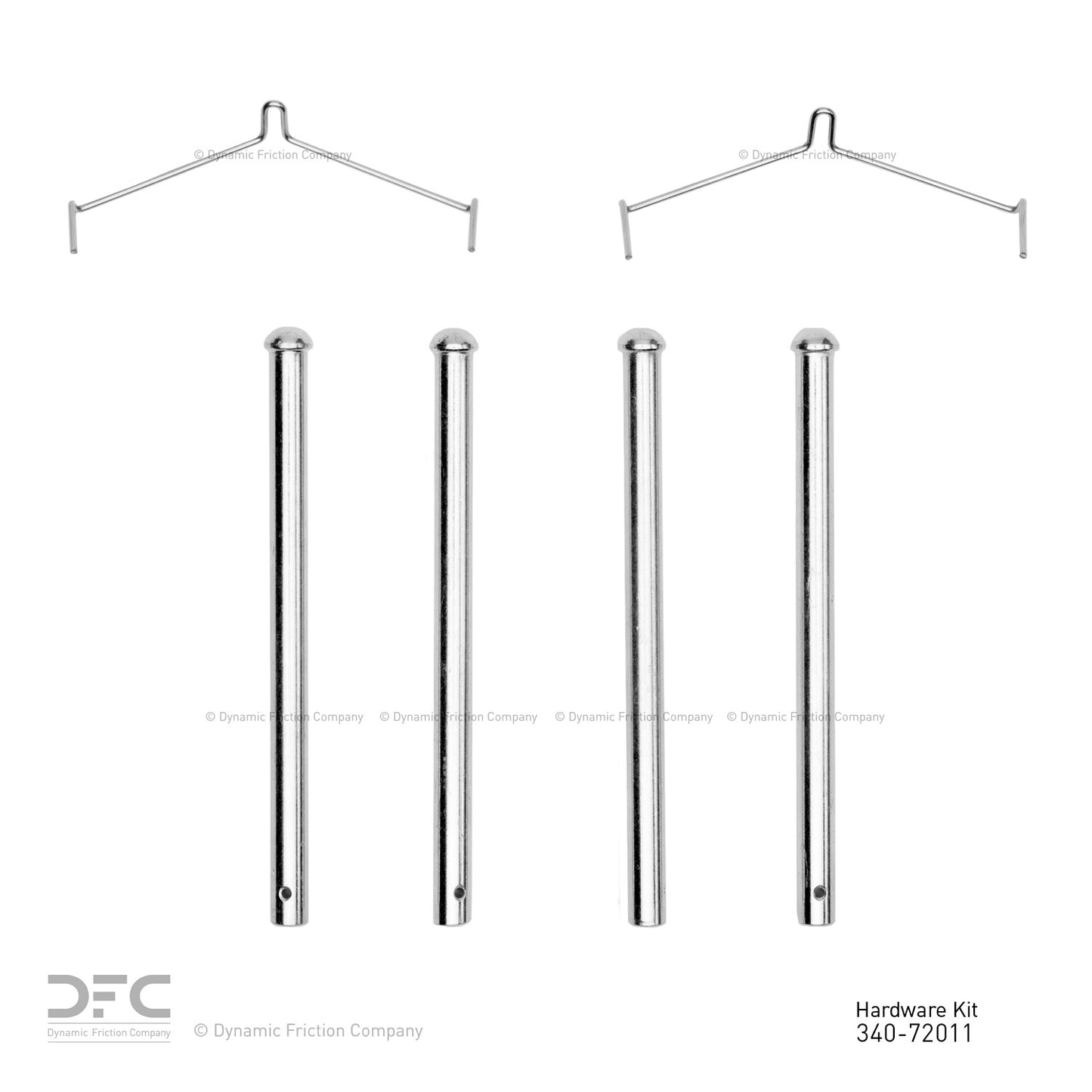Dynamic Friction Company Disc Brake Hardware Kit 340-72011