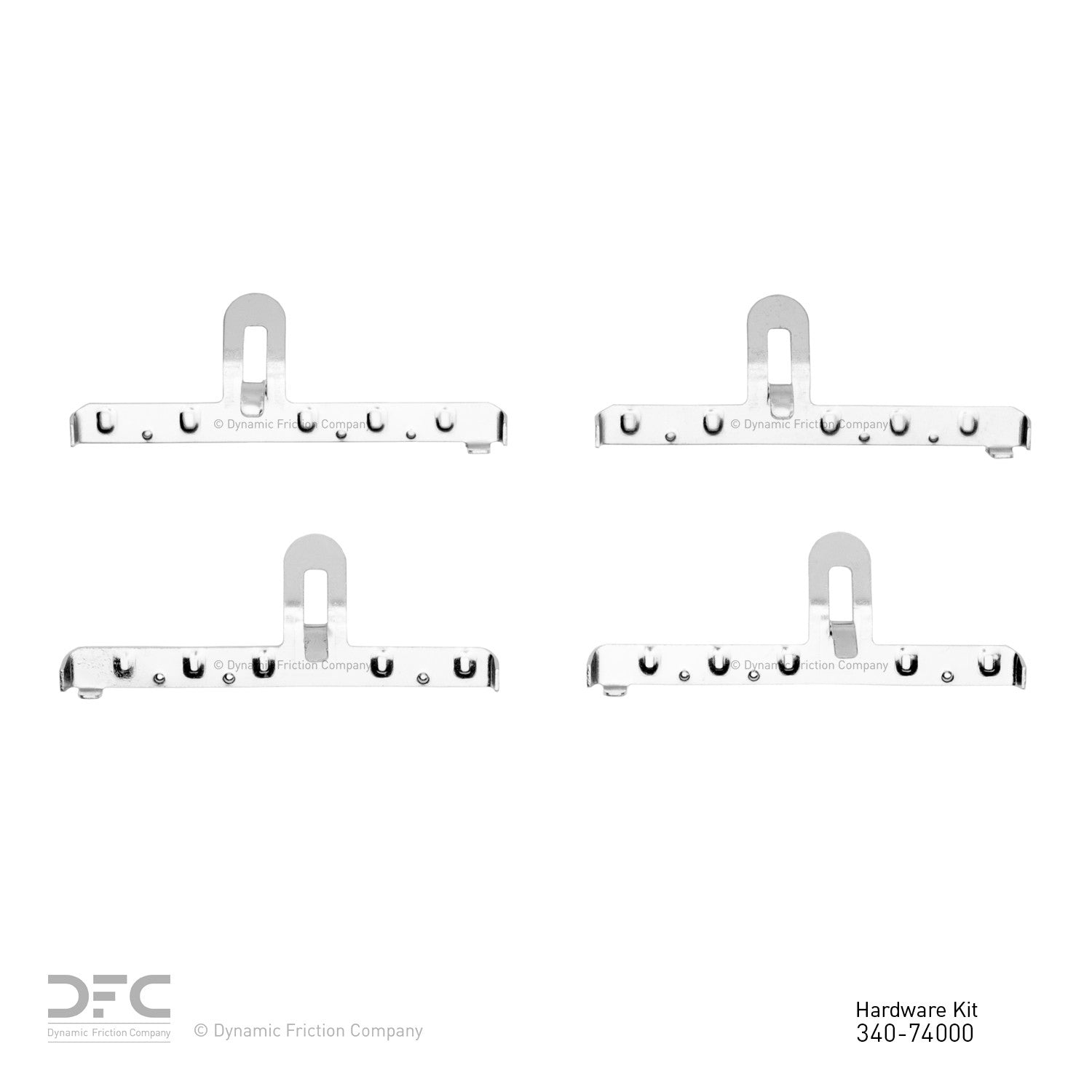 Dynamic Friction Company Disc Brake Hardware Kit 340-74000