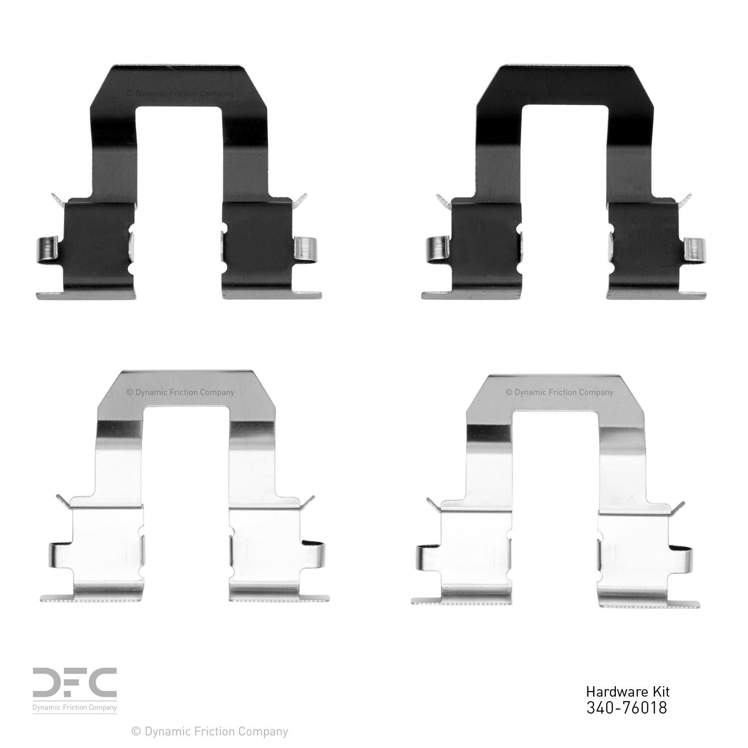 Dynamic Friction Company Disc Brake Hardware Kit 340-76018