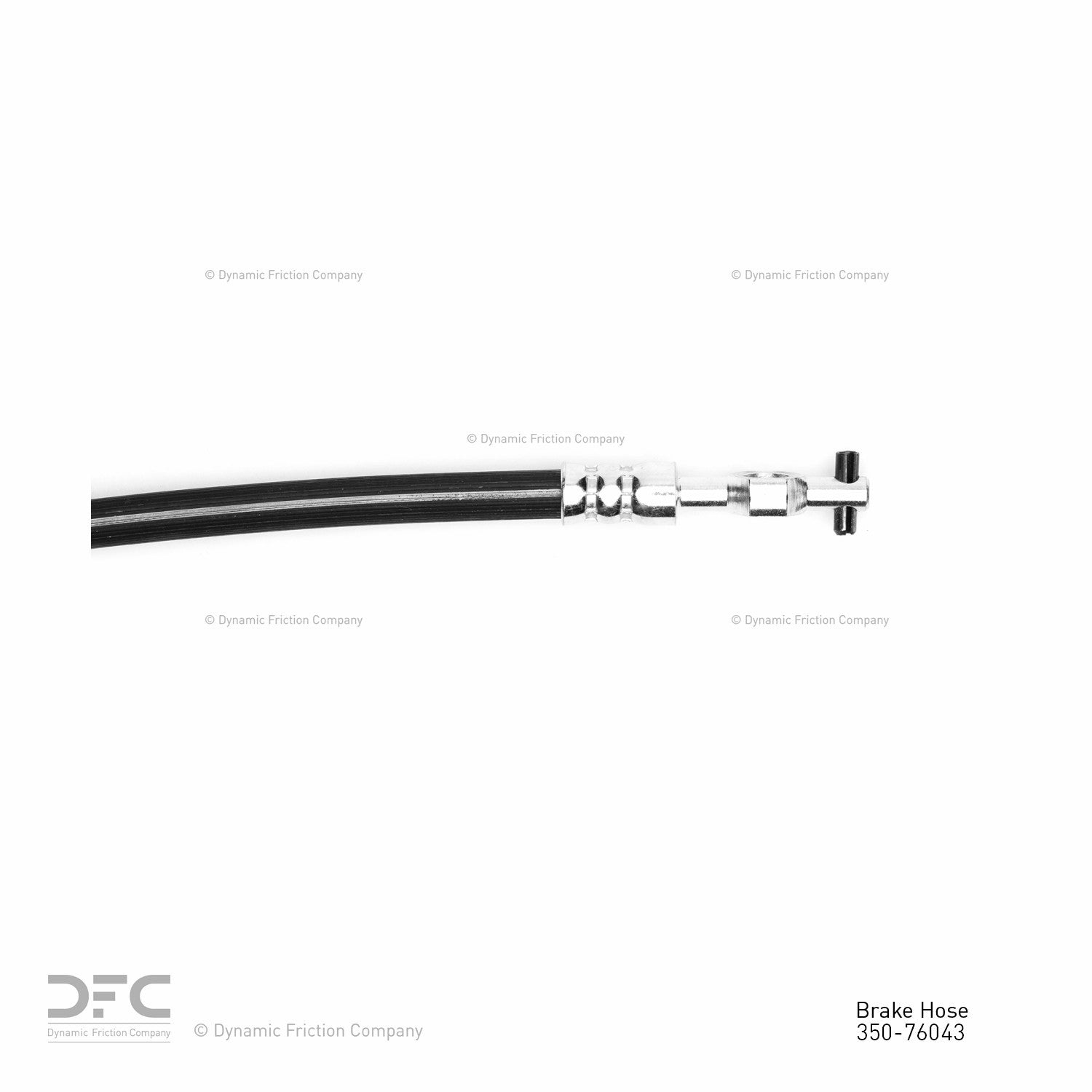 Dynamic Friction Company Brake Hydraulic Hose 350-76043