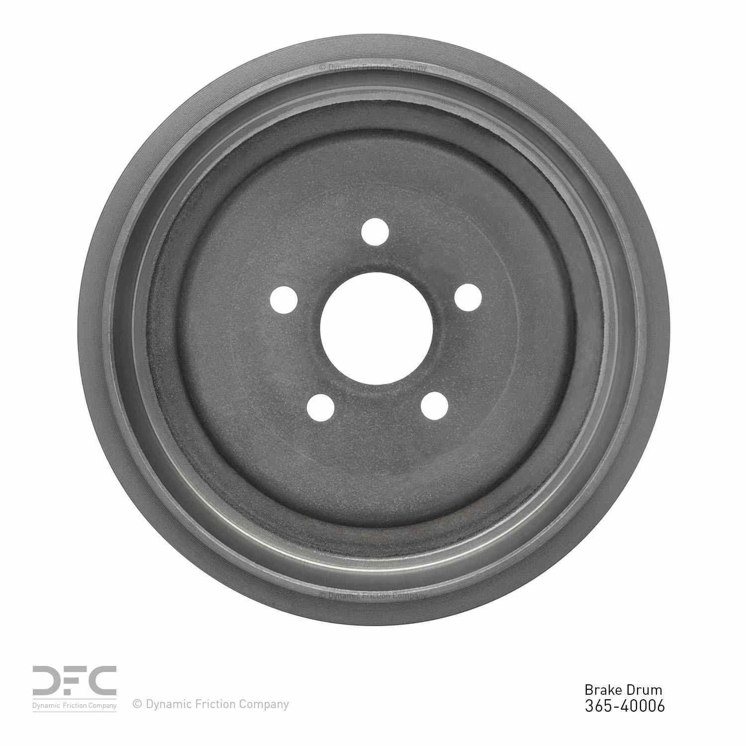 Dynamic Friction Company Brake Drum 365-40006