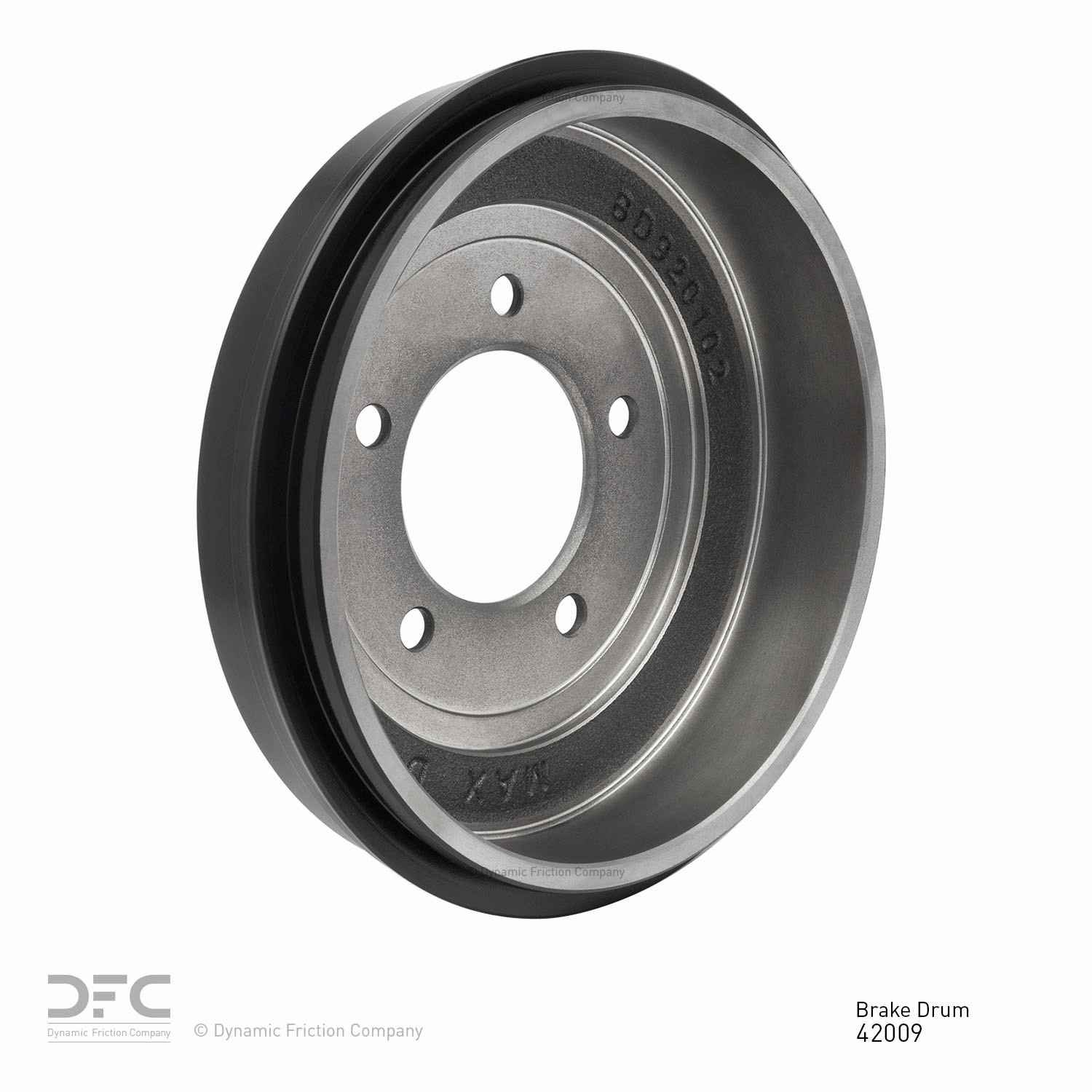Dynamic Friction Company Brake Drum 365-42009