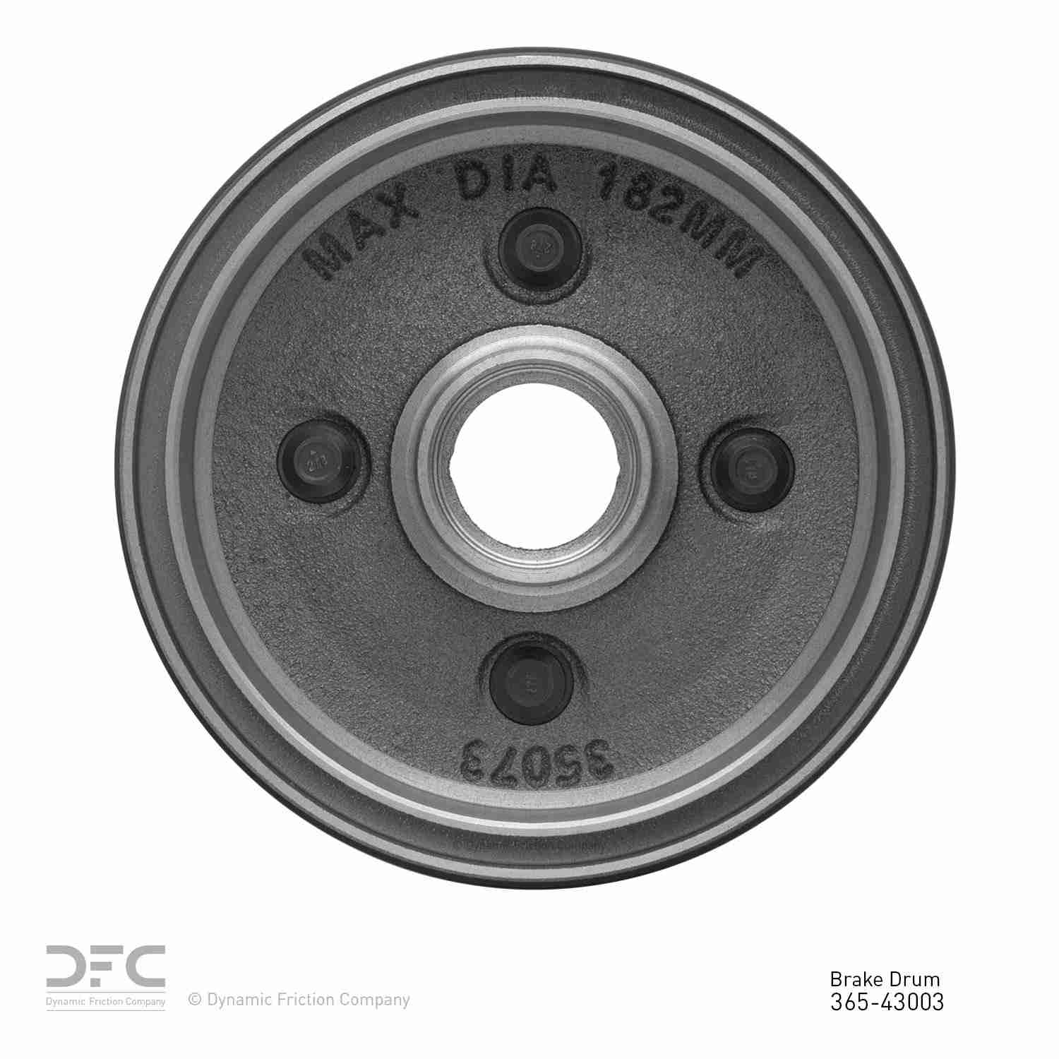 Dynamic Friction Company Brake Drum 365-43003