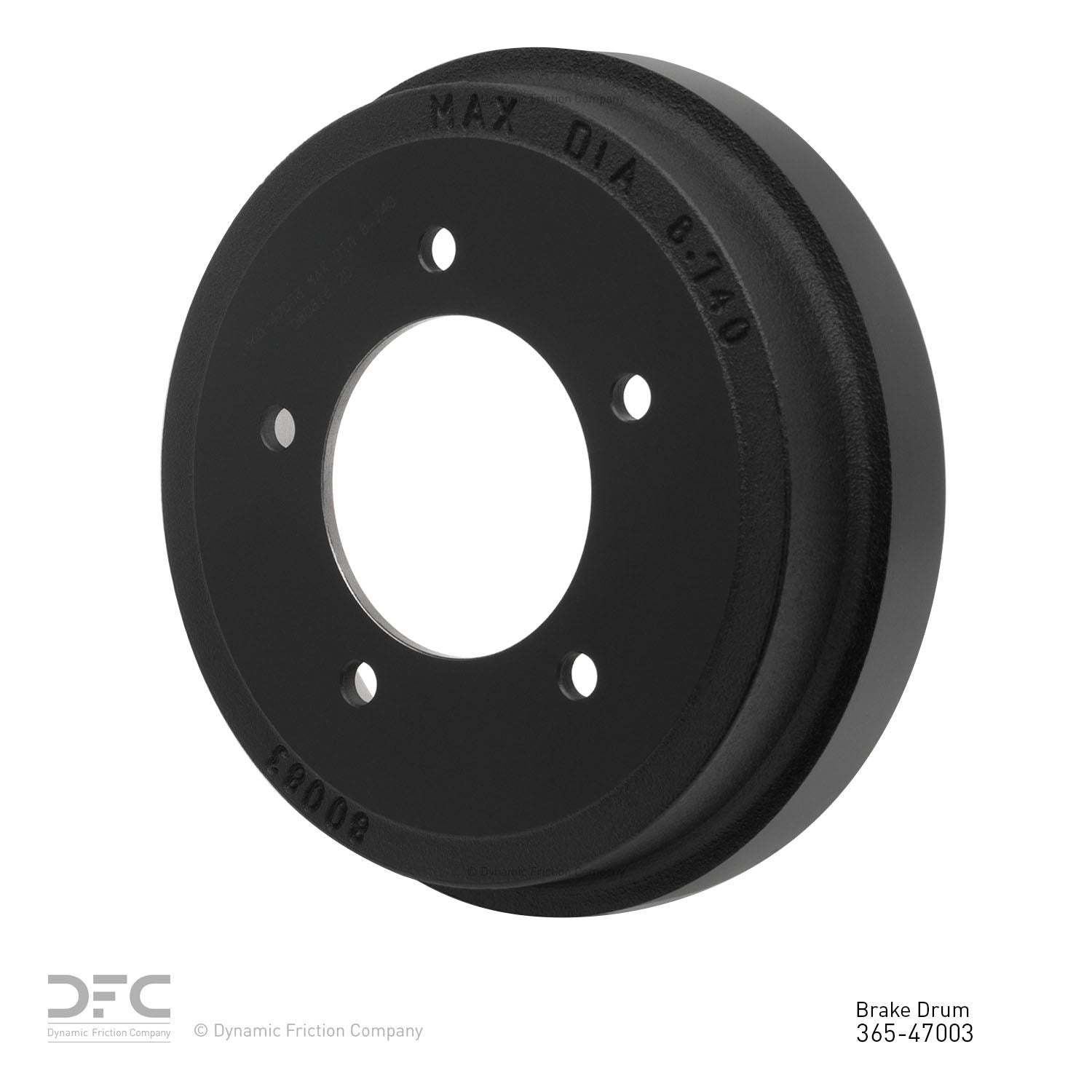 Dynamic Friction Company Brake Drum 365-47003