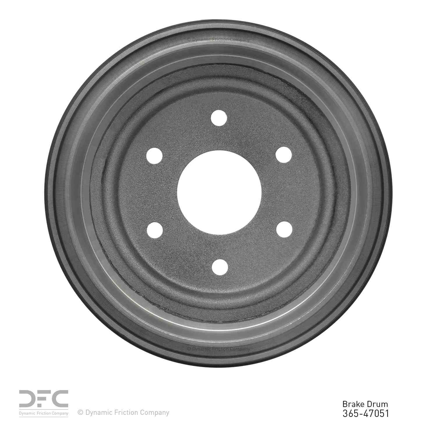 Dynamic Friction Company Brake Drum 365-47051