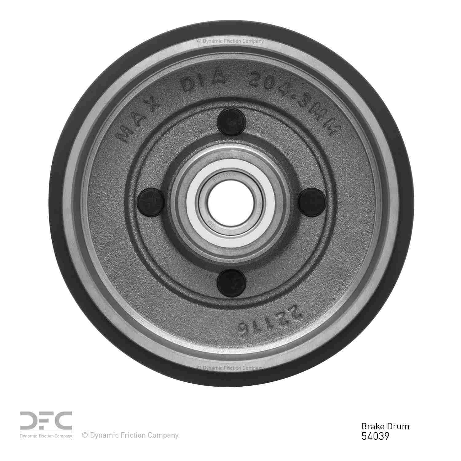 Dynamic Friction Company Brake Drum 365-54039