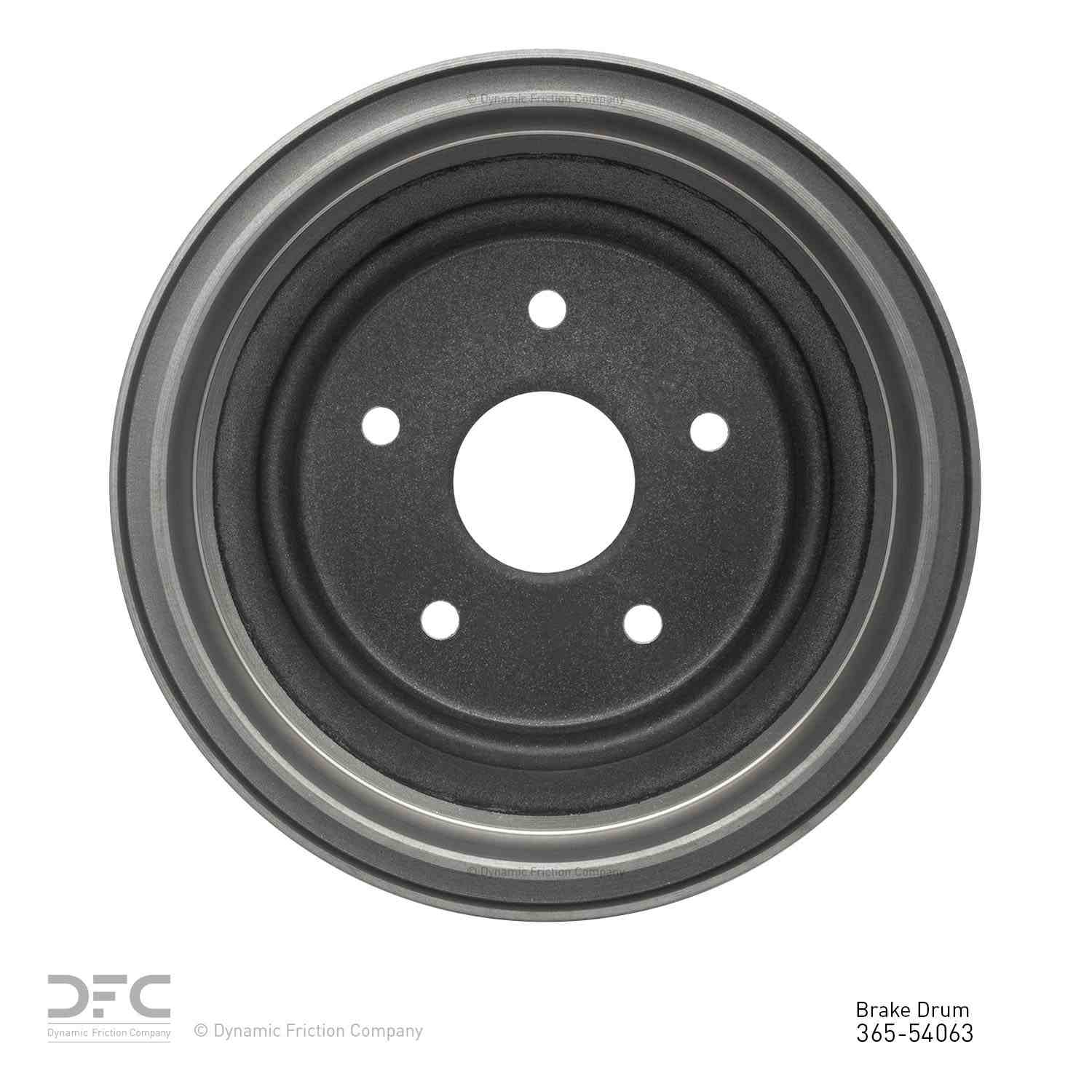 Dynamic Friction Company Brake Drum 365-54063