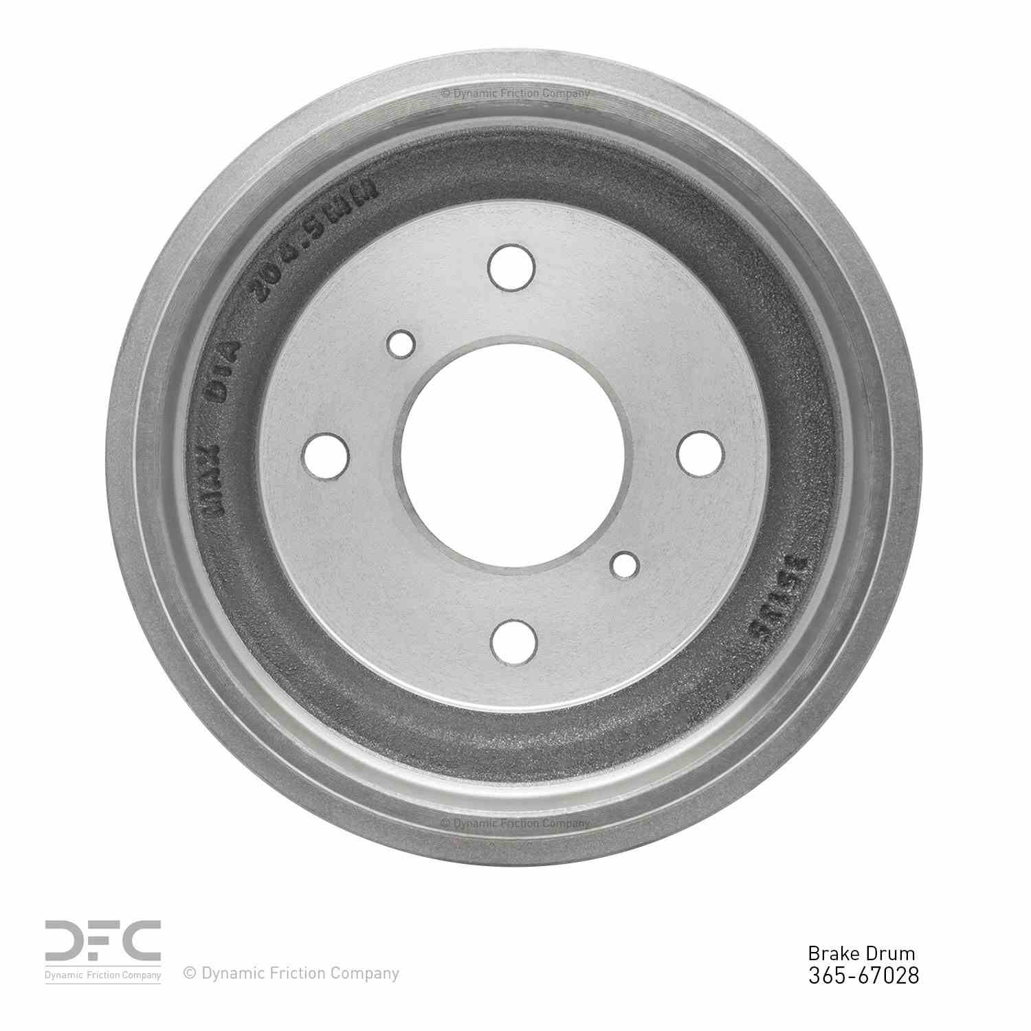 Dynamic Friction Company Brake Drum 365-67028