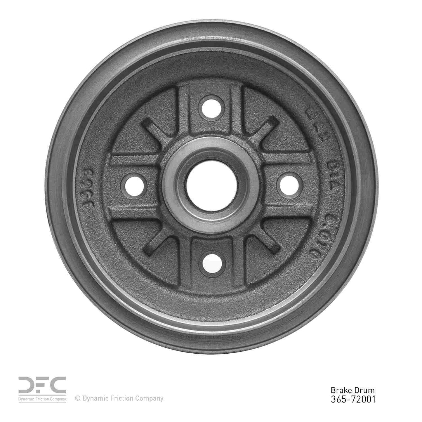 Dynamic Friction Company Brake Drum 365-72001