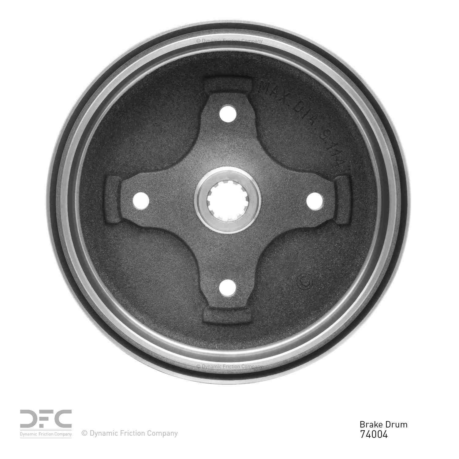 Dynamic Friction Company Brake Drum 365-74004