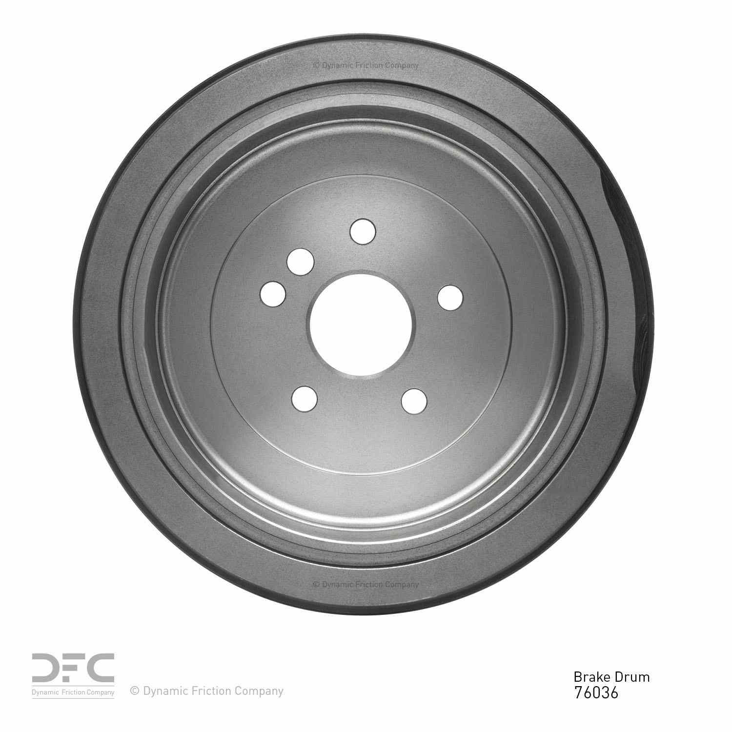 Dynamic Friction Company Brake Drum 365-76036