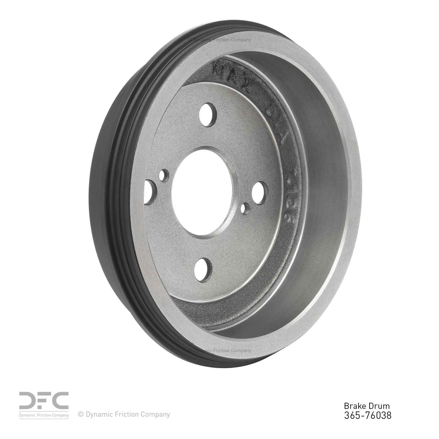 Dynamic Friction Company Brake Drum 365-76038