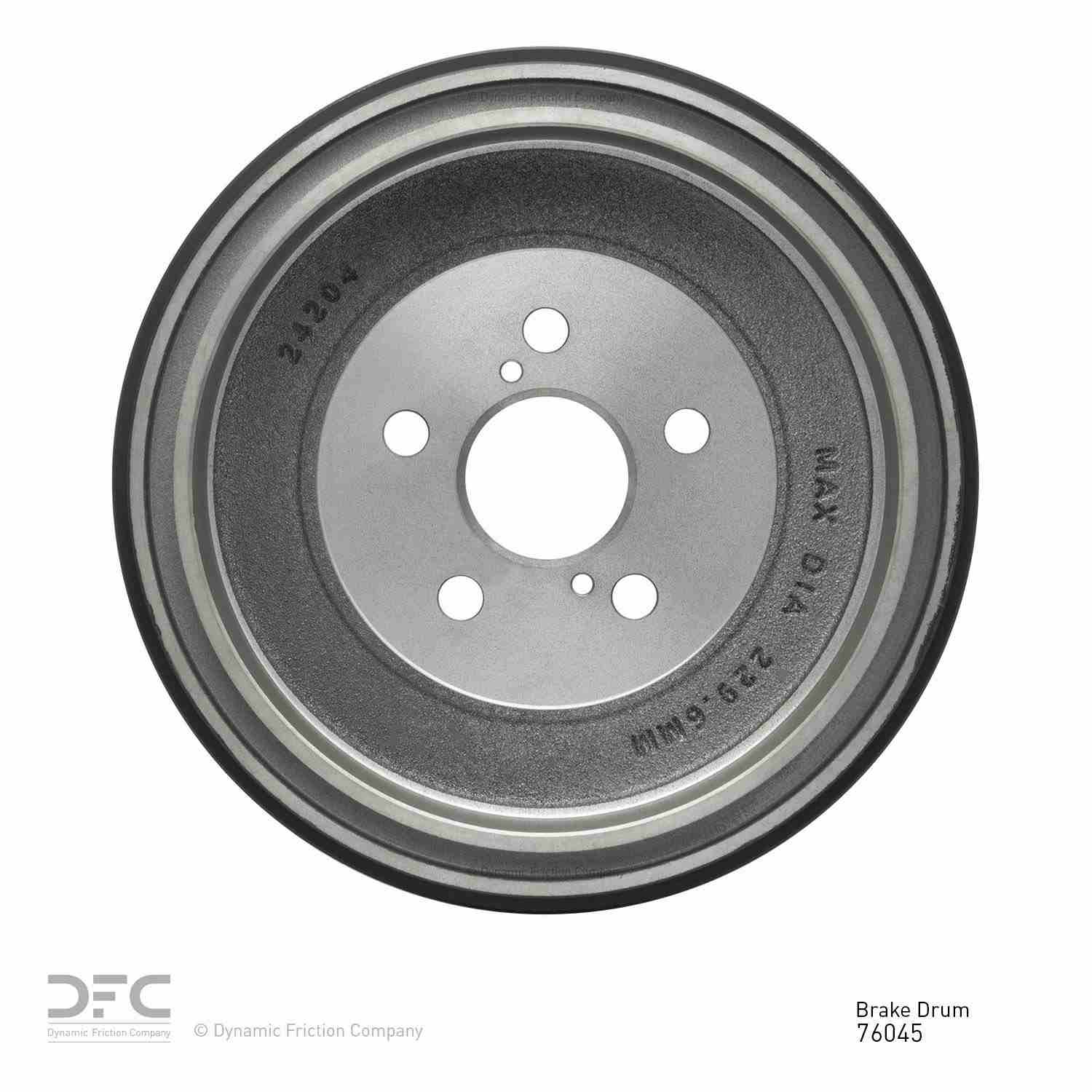 Dynamic Friction Company Brake Drum 365-76045