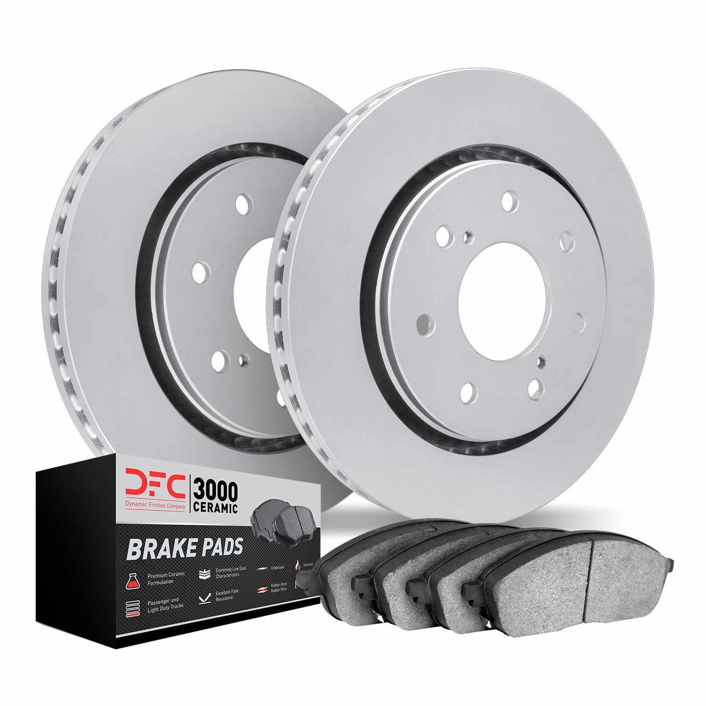 Dynamic Friction Company Disc Brake Pad and Rotor / Drum Brake Shoe and Drum Kit 4302-54137