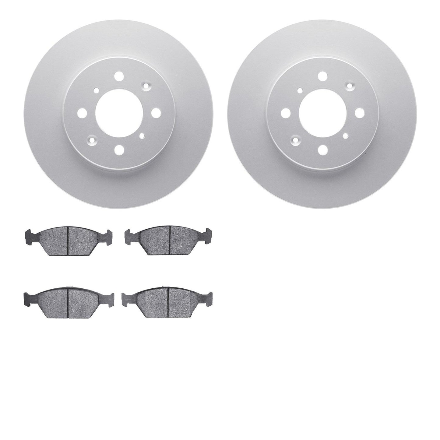 Dynamic Friction Company Disc Brake Pad and Rotor / Drum Brake Shoe and Drum Kit 4302-59002