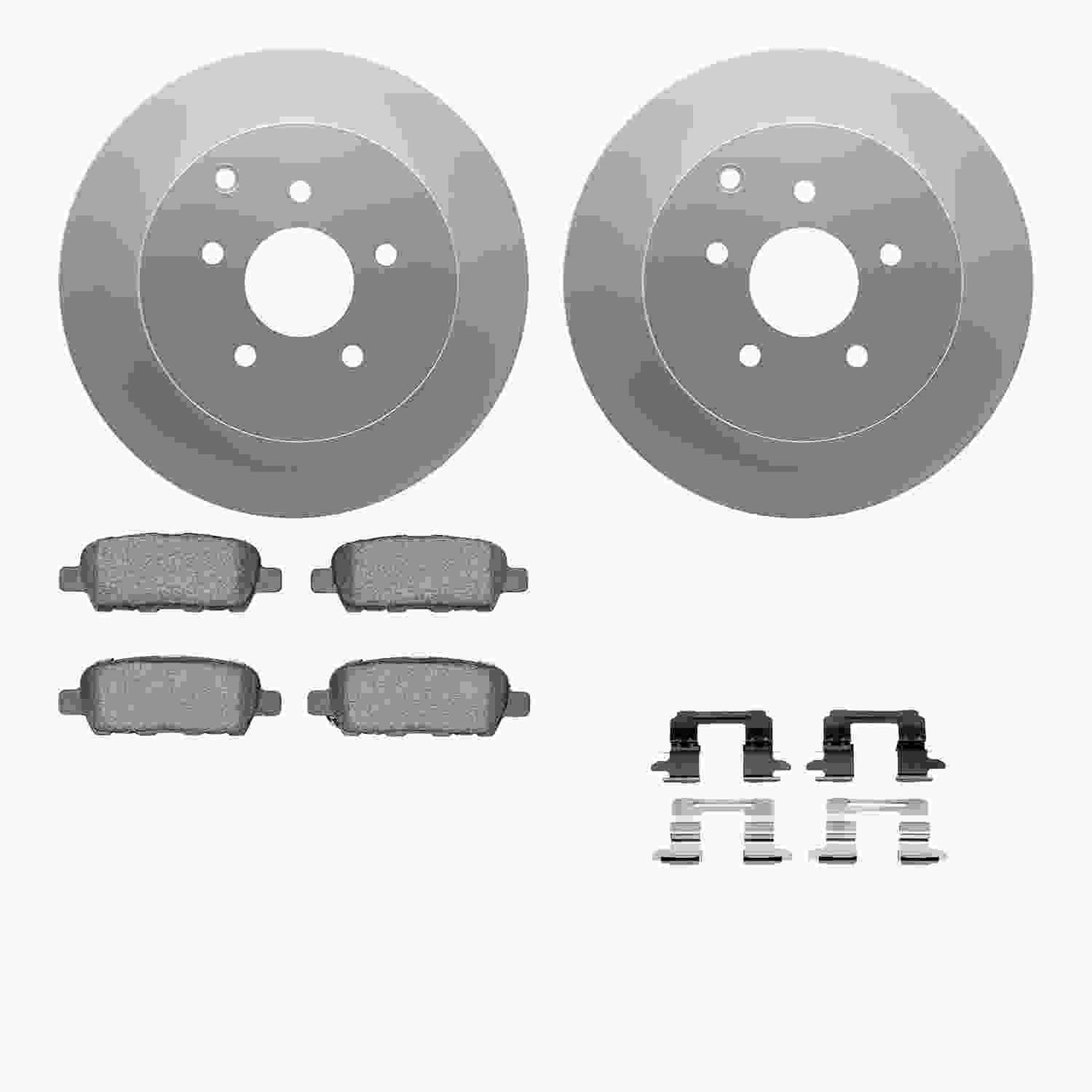 Dynamic Friction Company Disc Brake Kit 4612-67011