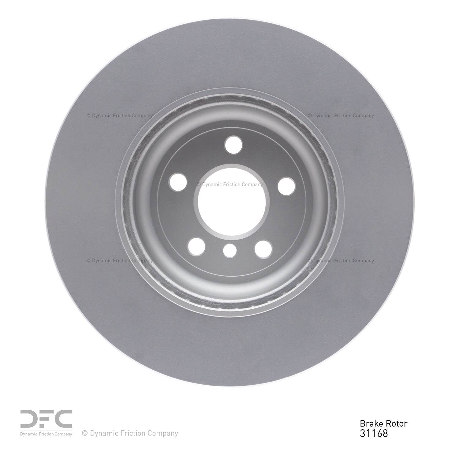 Dynamic Friction Company Disc Brake Rotor 600-31168