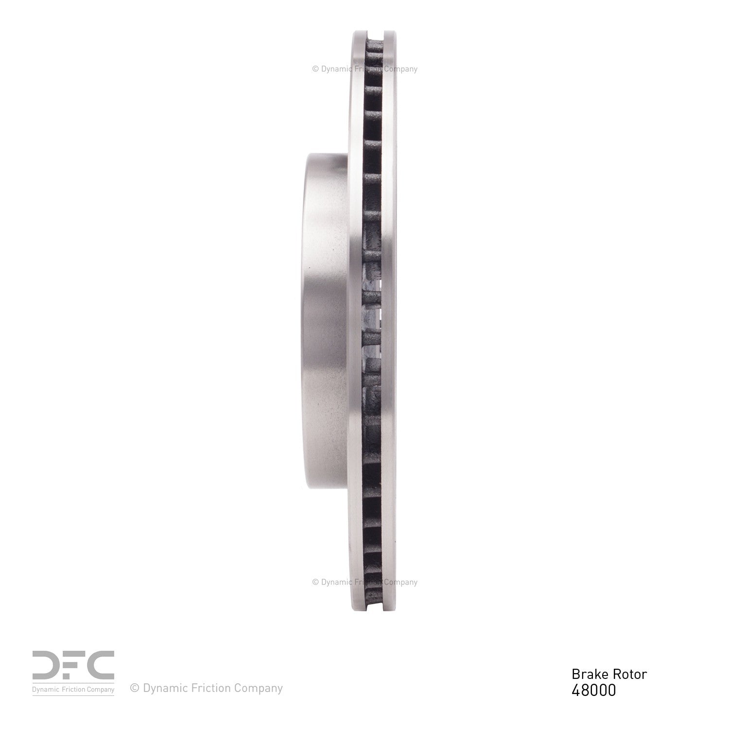 Dynamic Friction Company Disc Brake Rotor 600-48000