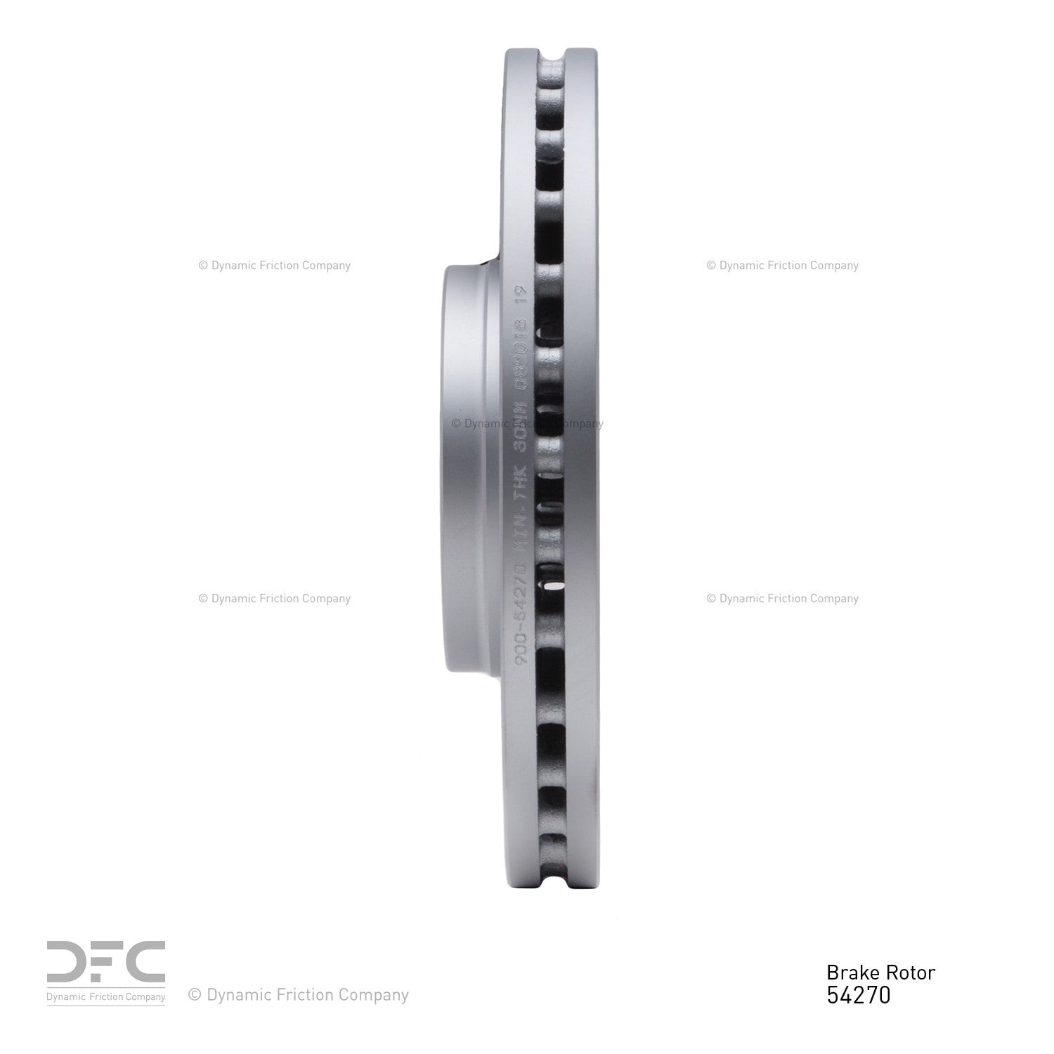 Dynamic Friction Company Disc Brake Rotor 600-54270