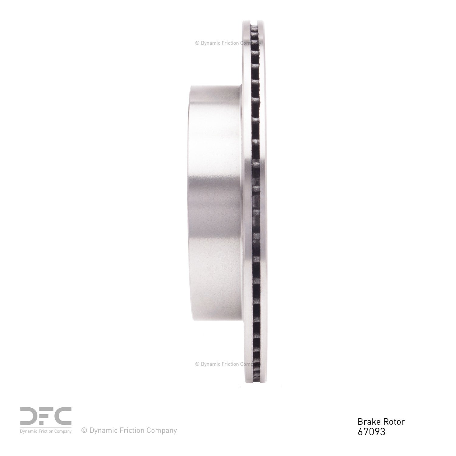 Dynamic Friction Company Disc Brake Rotor 600-67093