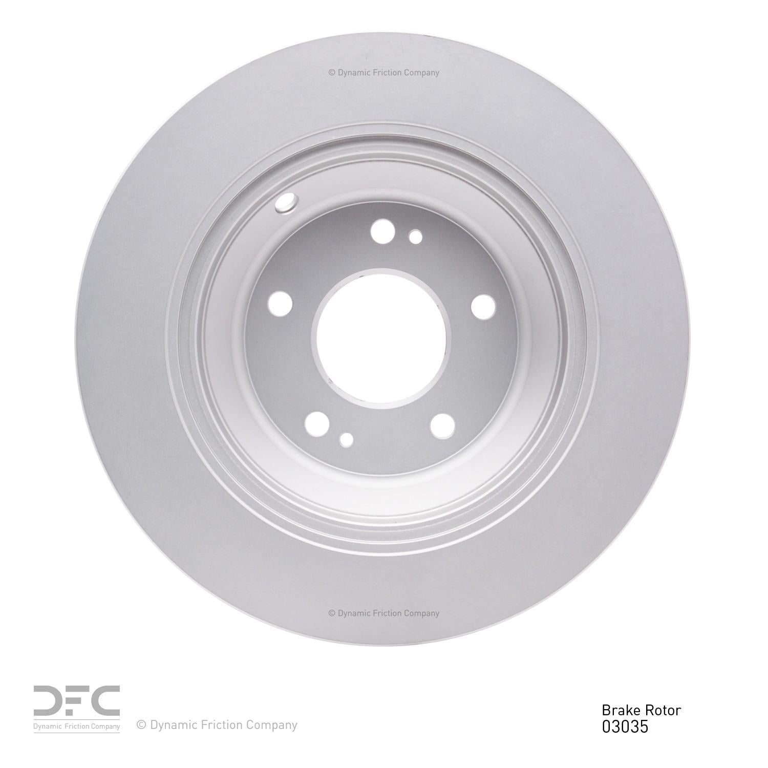 Dynamic Friction Company Disc Brake Rotor 604-03035