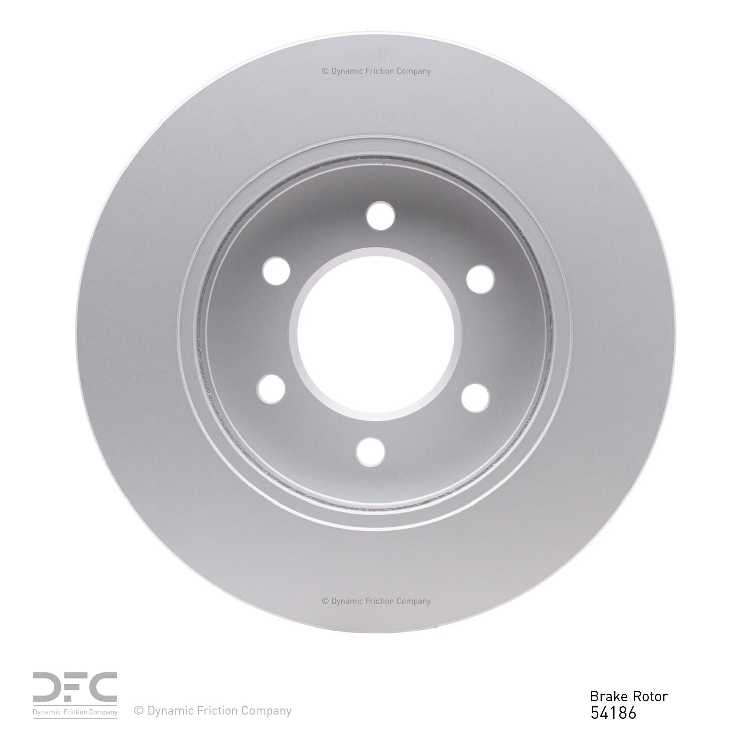 Dynamic Friction Company Disc Brake Rotor 604-54186