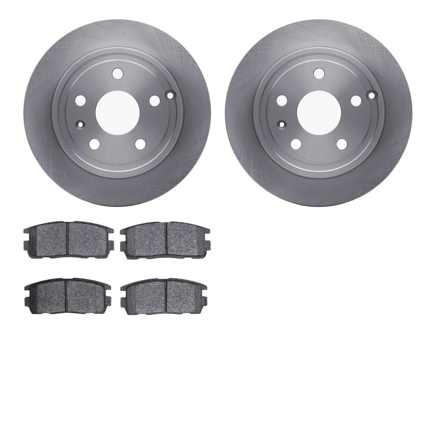 Dynamic Friction Company Disc Brake Pad and Rotor / Drum Brake Shoe and Drum Kit 6302-48064
