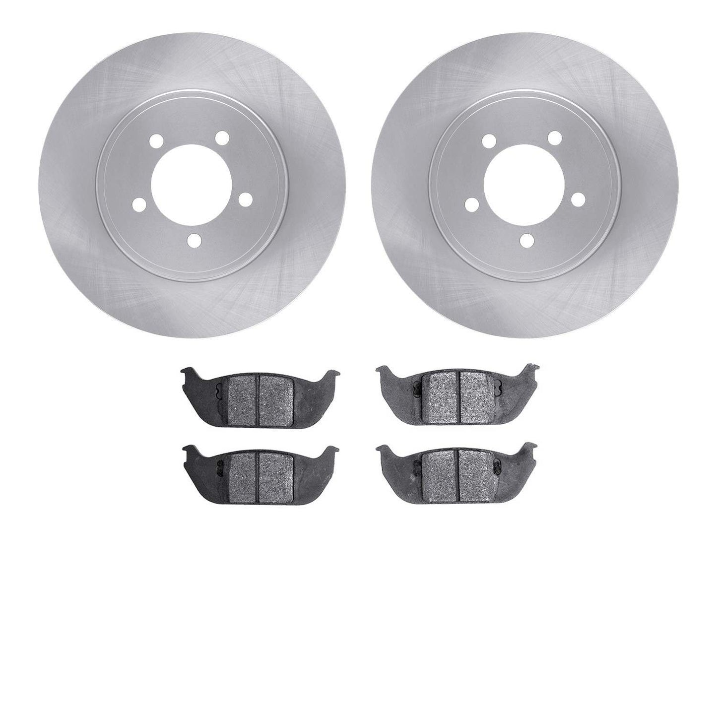 Dynamic Friction Company Disc Brake Pad and Rotor / Drum Brake Shoe and Drum Kit 6302-55006