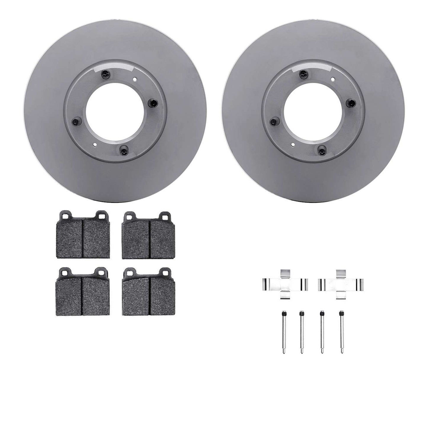 Dynamic Friction Company Disc Brake Pad and Rotor / Drum Brake Shoe and Drum Kit 6312-16004