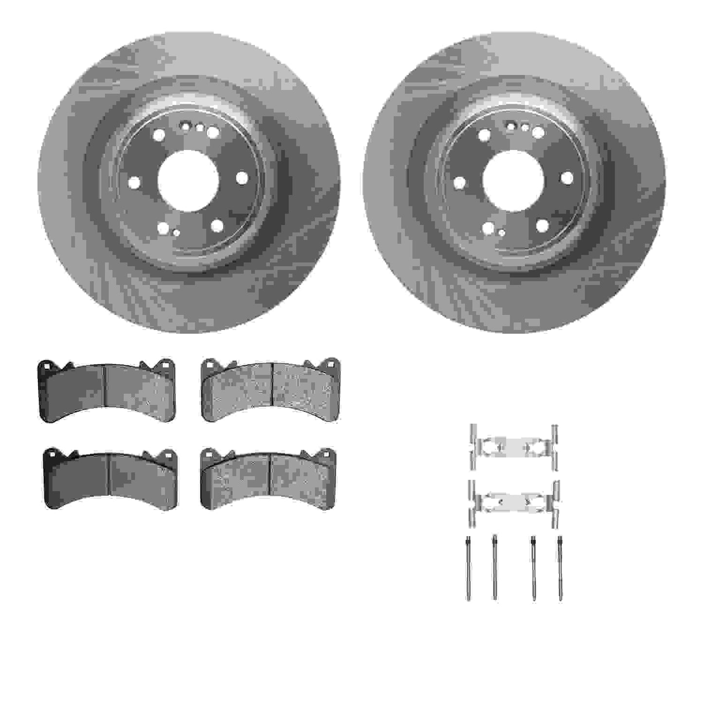 Dynamic Friction Company Disc Brake Pad and Rotor / Drum Brake Shoe and Drum Kit 6312-47077
