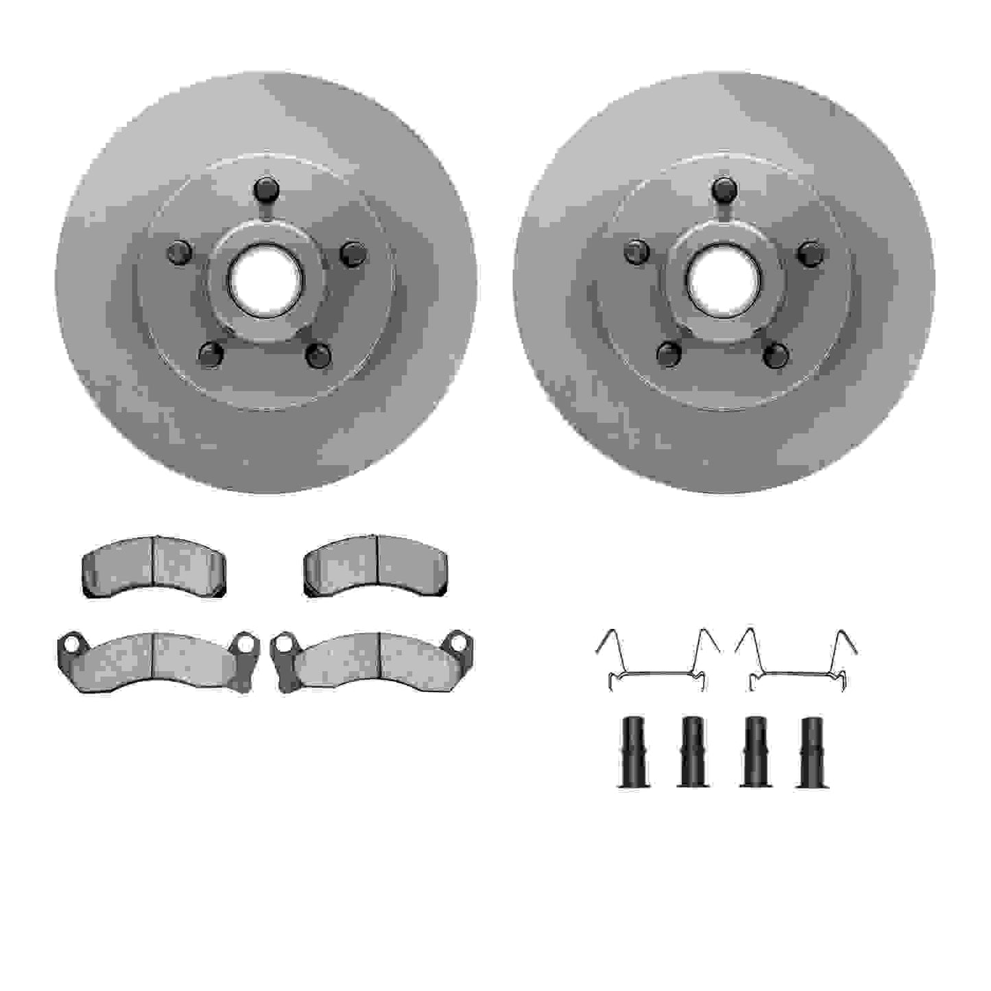 Dynamic Friction Company Disc Brake Pad and Rotor / Drum Brake Shoe and Drum Kit 6312-56018