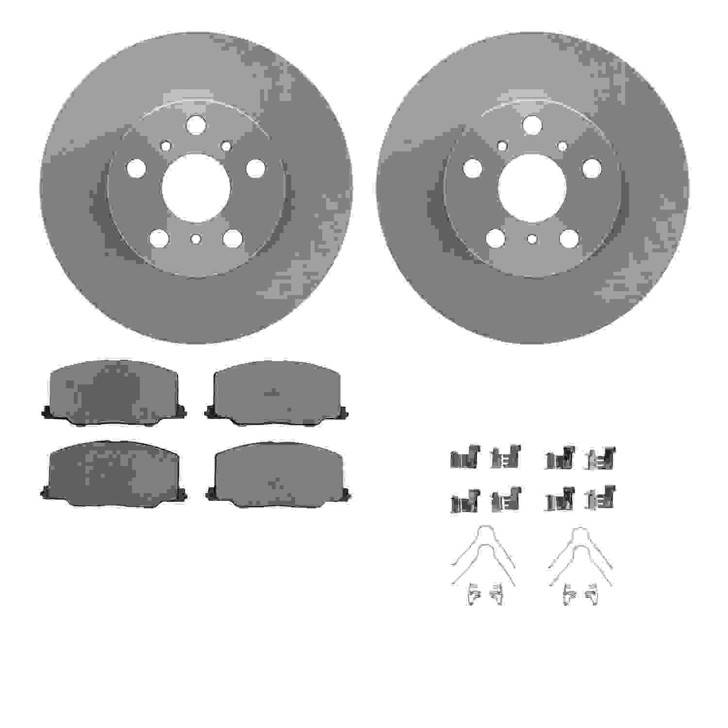 Dynamic Friction Company Disc Brake Kit 6512-76260