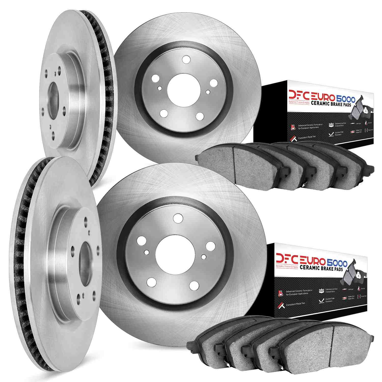 Dynamic Friction Company Disc Brake Rotor Set 6604-63014