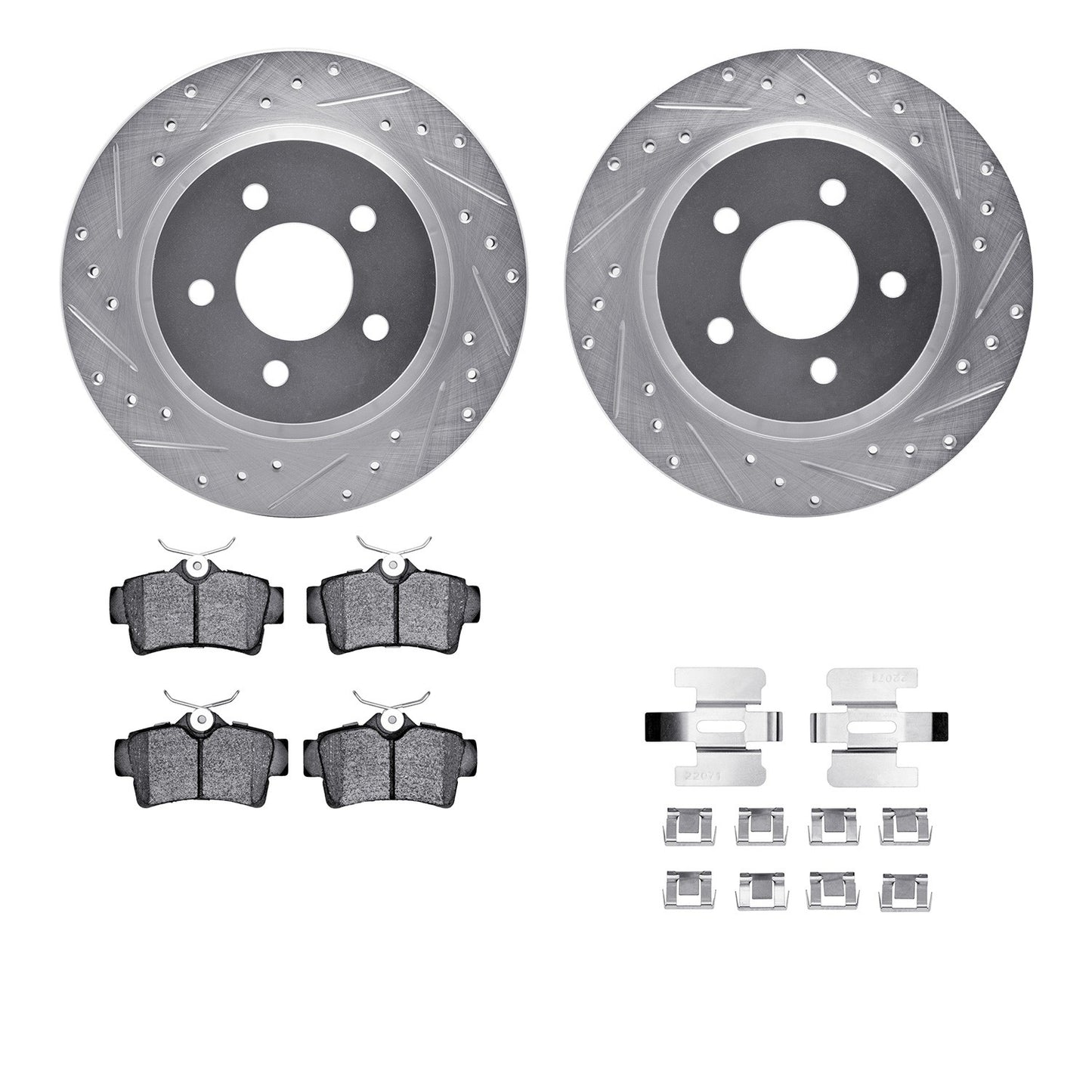 Dynamic Friction Company Disc Brake Kit 7512-55138