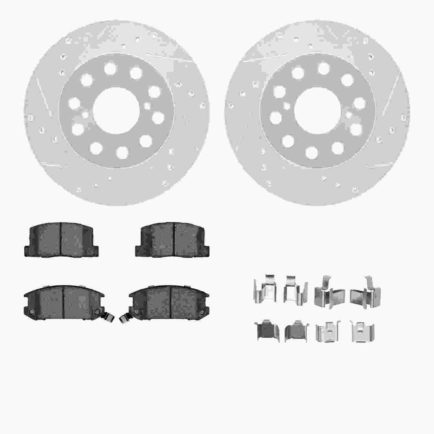 Dynamic Friction Company Disc Brake Kit 7512-76043