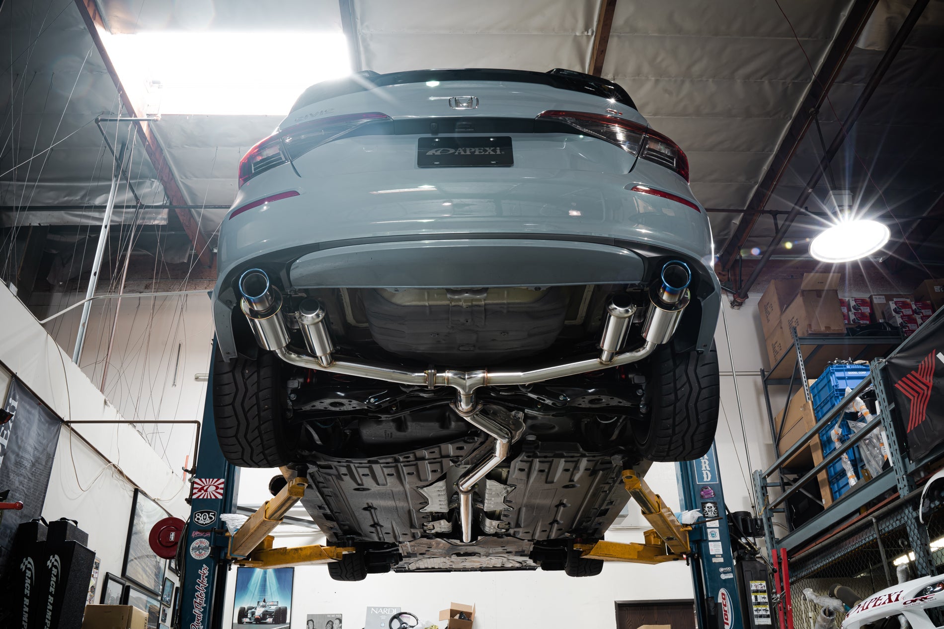Apexi N1-X Evolution Extreme Catback Exhaust System fits 2022+ Honda Civic Si FE1 / 2023+ Acura Integra DE4