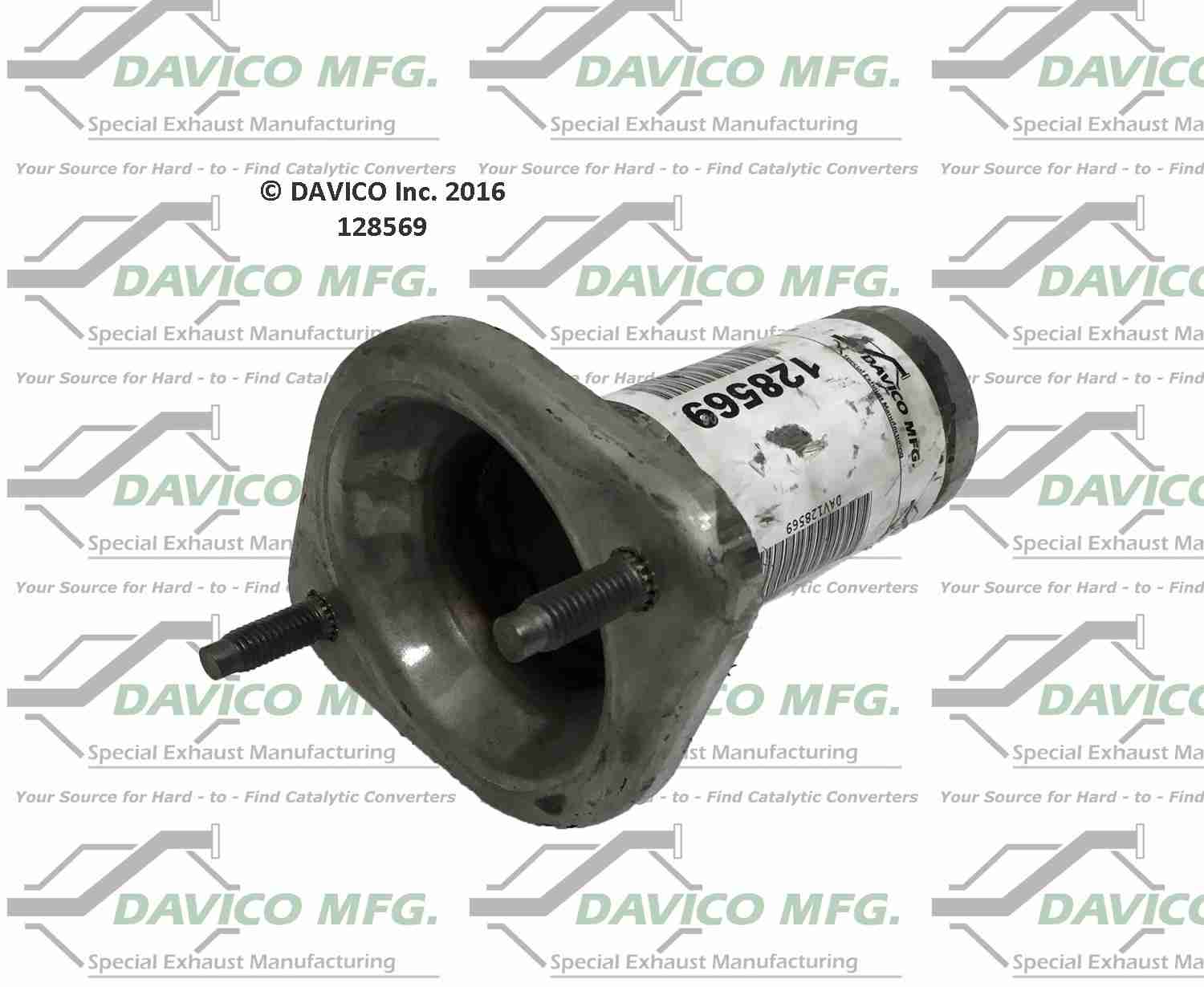 Davico Mfg Exact-Fit Exhaust Pipe 128569