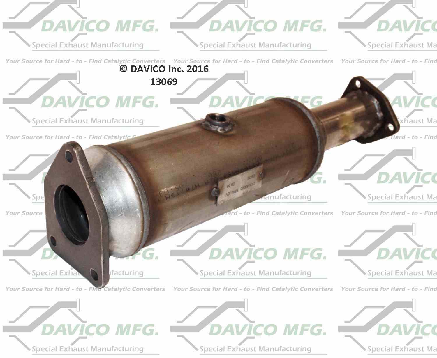 Davico Mfg Exact-Fit Catalytic Converter 13069