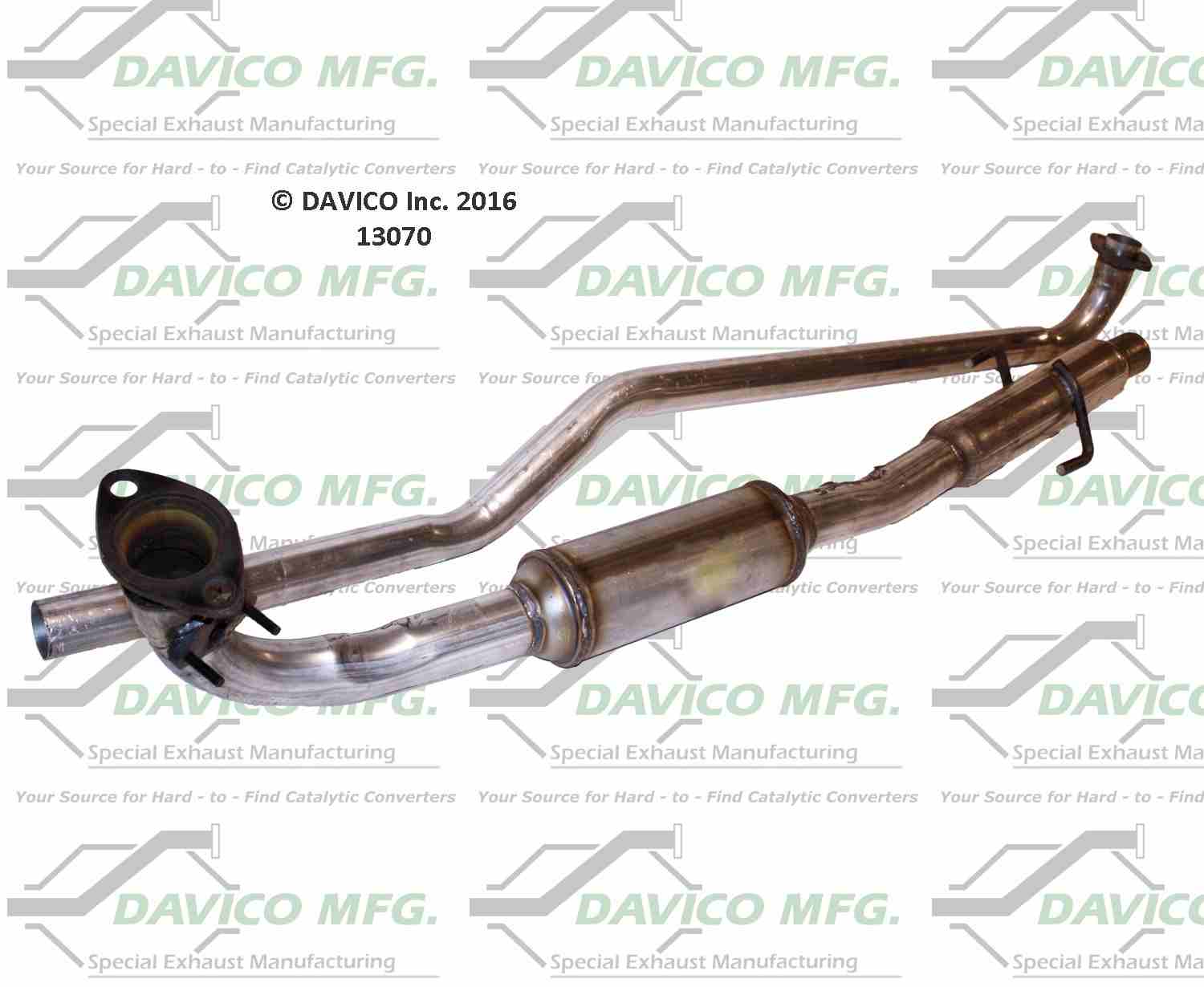 Davico Mfg Exact-Fit Catalytic Converter 13070