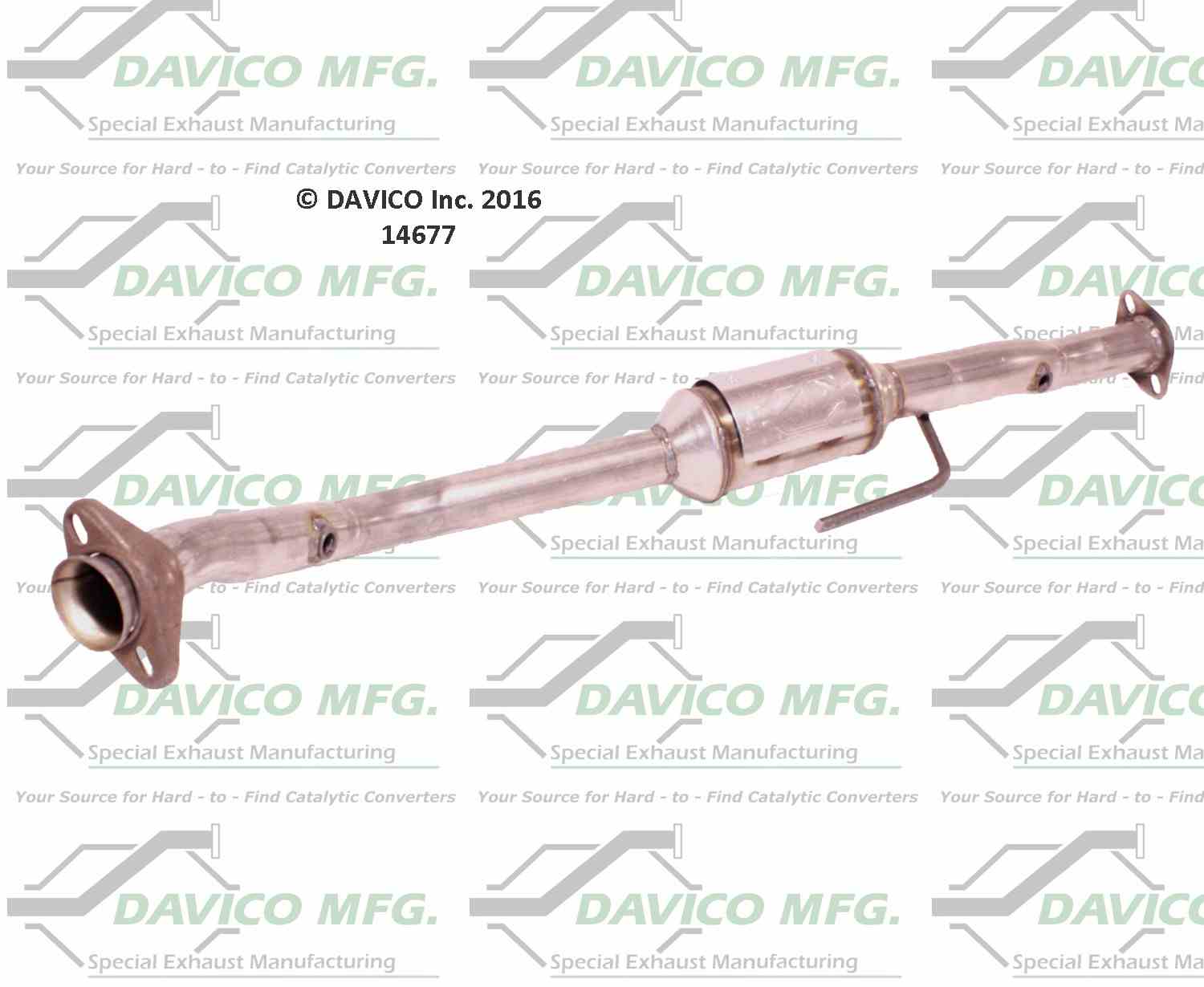 Davico Mfg Exact-Fit Catalytic Converter 14677